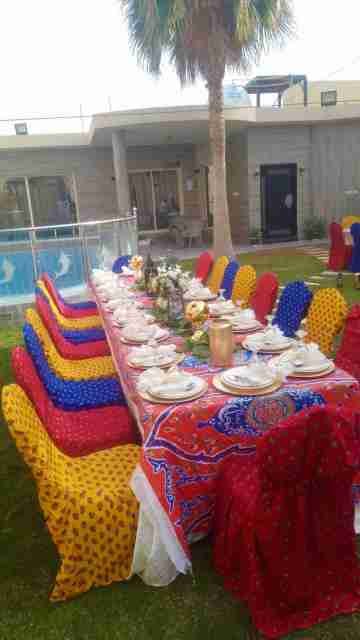 تنسيق حفلات جلسات وتزين منازل وشاليهات واستراحات